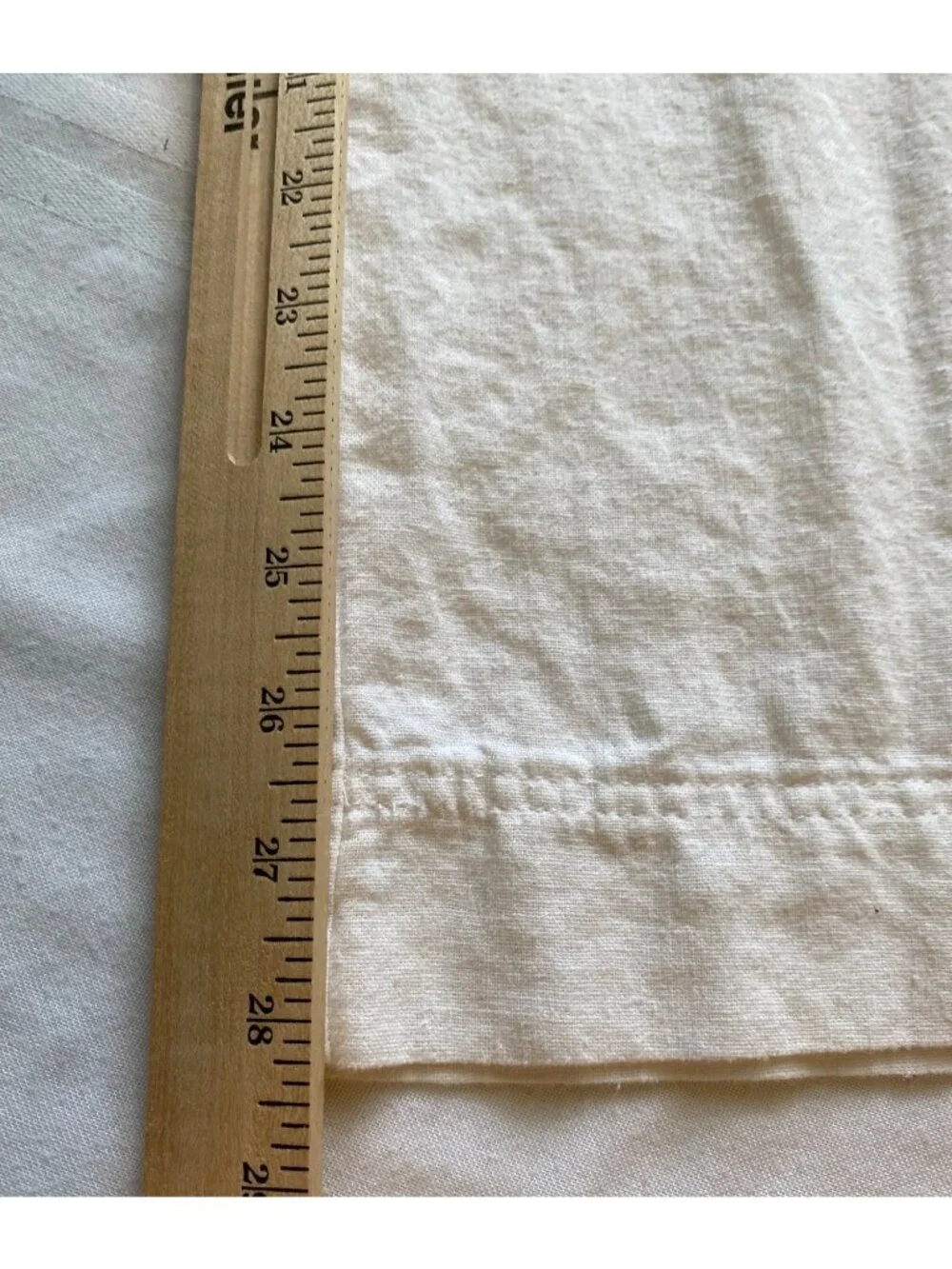 Old Navy Women’s S Off White Pants Linen Blend Wide-Leg Pull On Casual Comfy